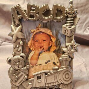 Pewter ABC Baby Frame (item # 2640)